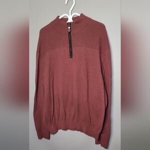 Viyella Men's Half-Zip Sweater Cotton Cashmere Blend XXL